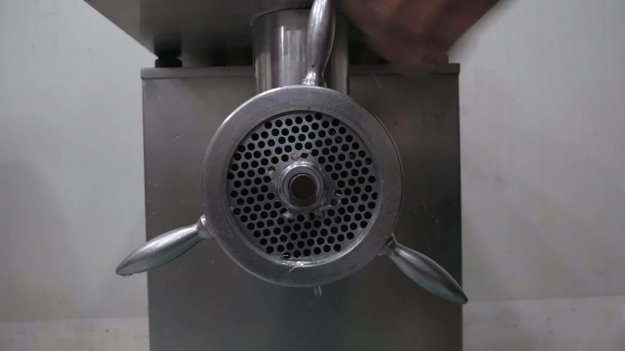 Linguiças. Fábrica de Processamento de Carne. Produção. Artesanal. Defumado. Cozido. Embalagem. Carne Moída. Tempero.