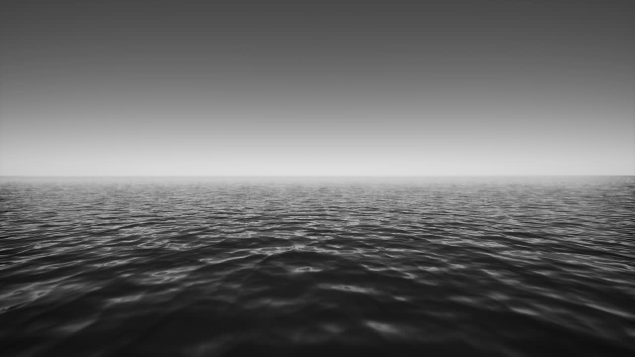 바다 위의 아침 안개