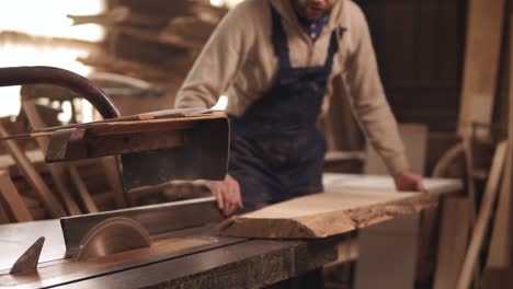 the circular saw in process