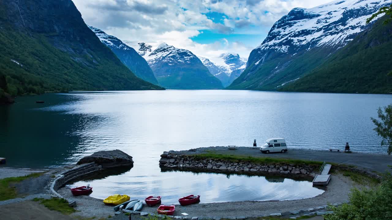 la hermosa naturaleza de noruega.