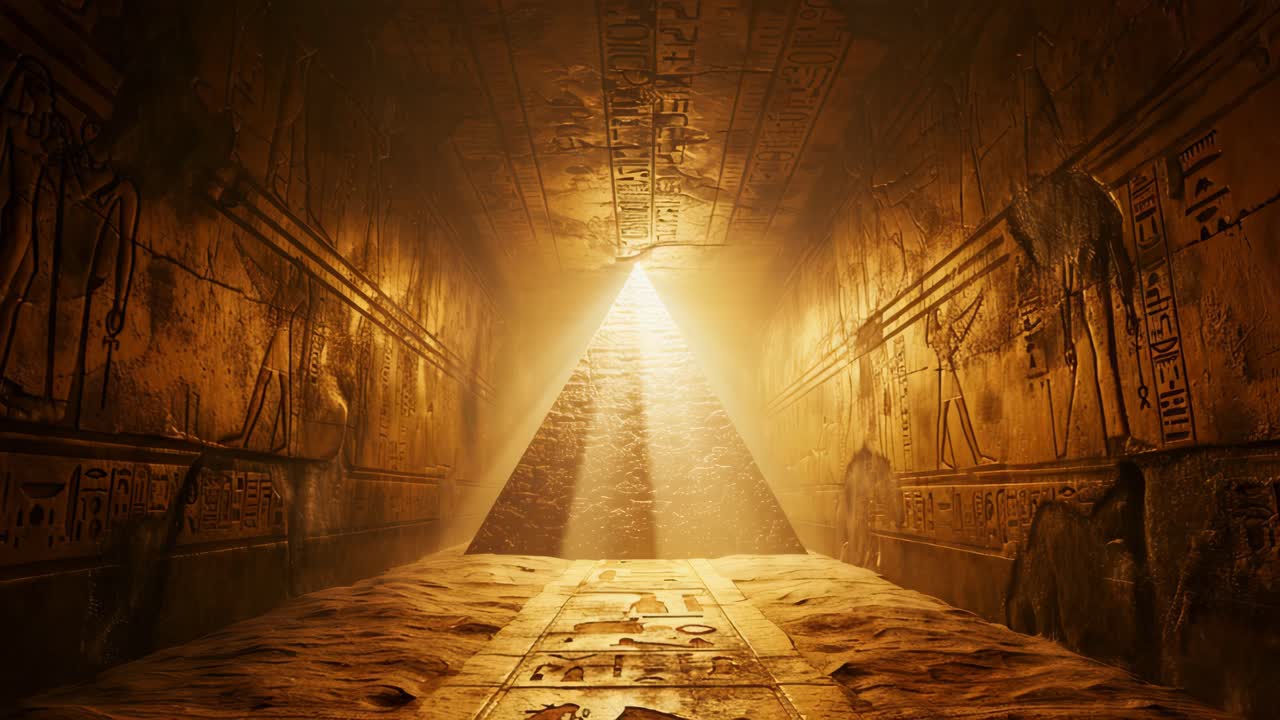 Ancient Egyptian Pyramid Interior