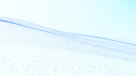 Abstract Blue Dot Wave Background