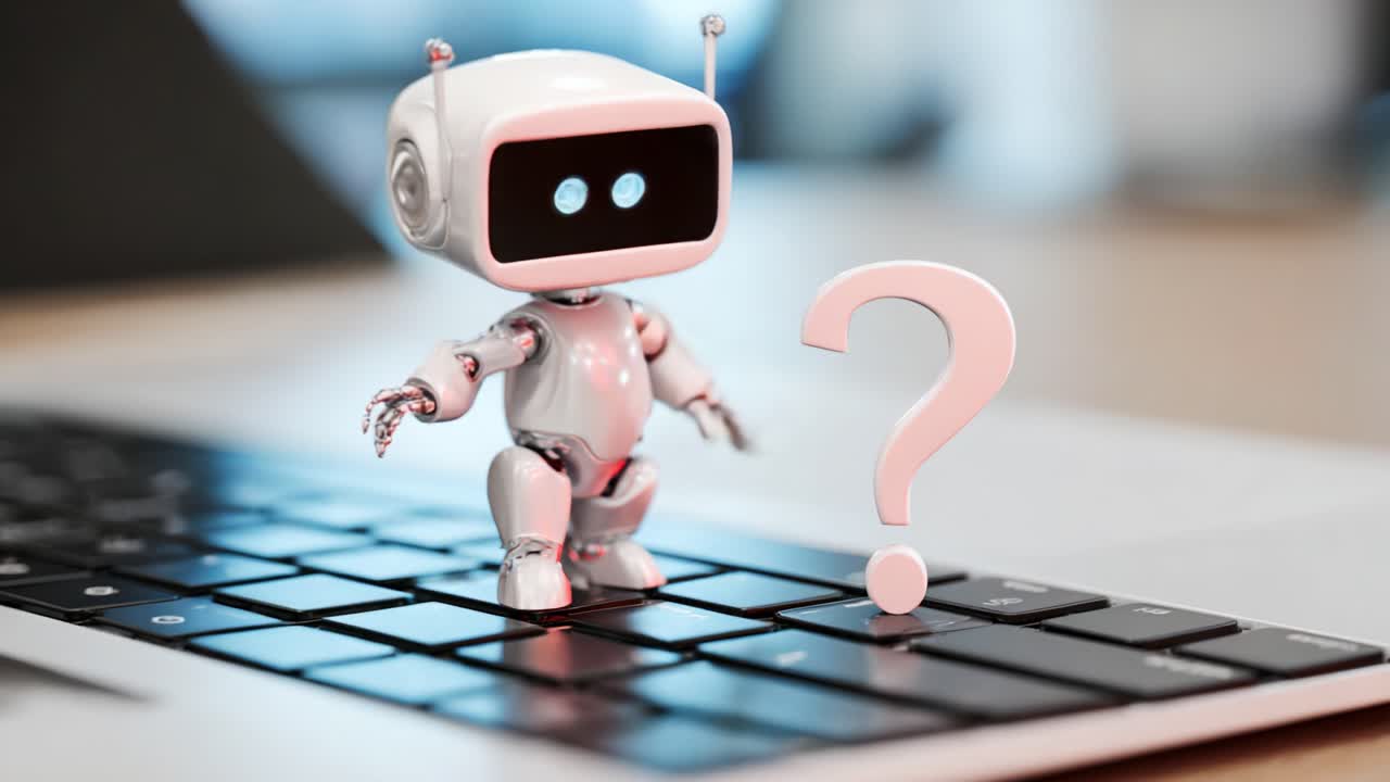 A Curious Robot on a Keyboard with a Question Mark: Exploring the Intersection of Technology and Inquiry in the Age of Artificial Intelligence and Automation