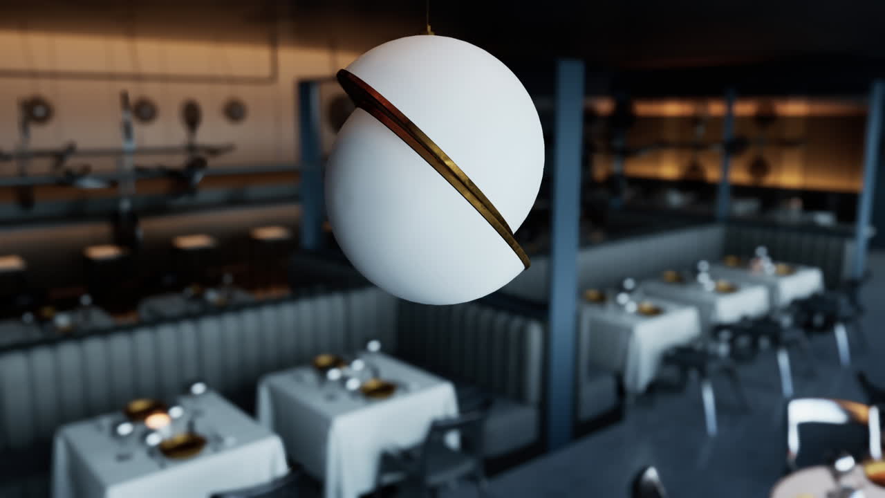 현대적인 레스토랑 인테리어 디자인