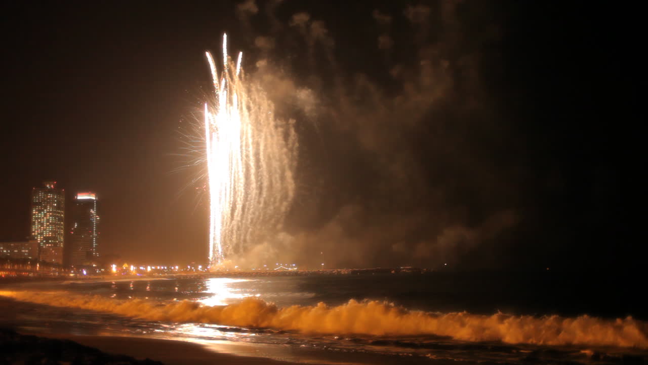 바르셀로나 불꽃놀이