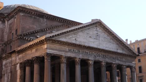 The-Portico-of-the-Pantheon,-Rome,-Italy