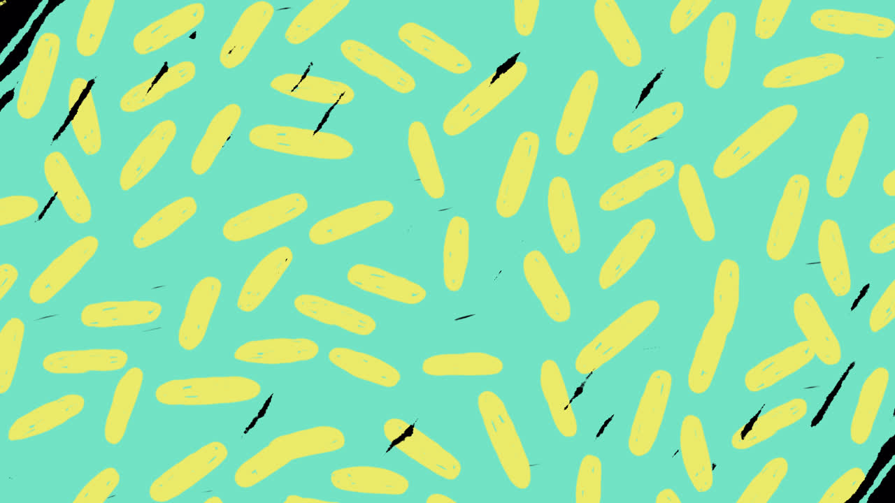 Dynamic Abstract Pattern Animation with Moving Shapes and Lines