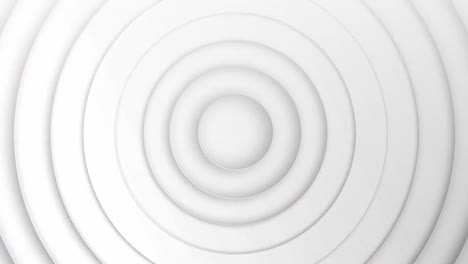 Animation-of-white-circles-and-pattern-on-seamless-loop