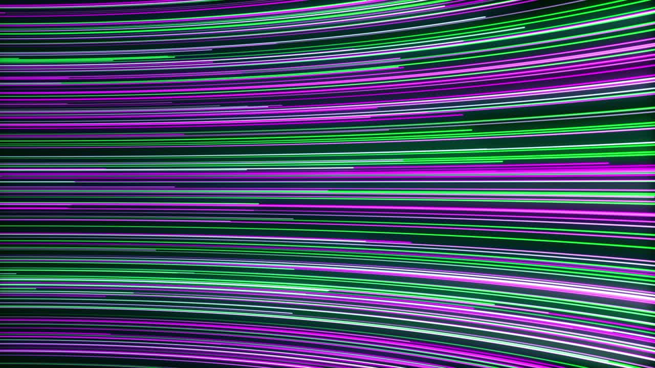 Abstract Geometric Pattern with Neon Lines
