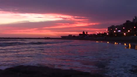 time lapse of a sunset at argentina