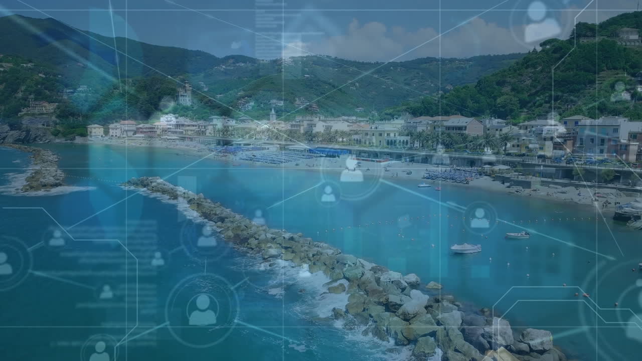 해양 풍경에 대한 연결 네트워크의 활성화