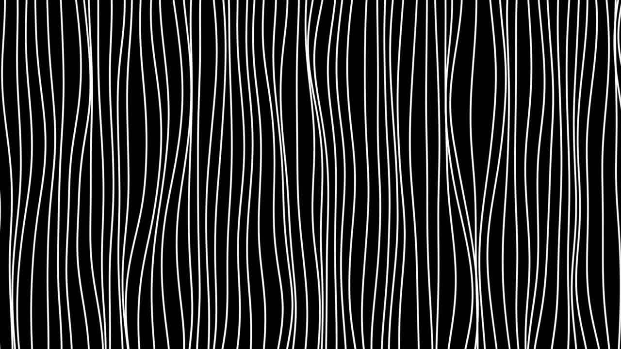 Abstract Geometric Pattern with Wavy Lines