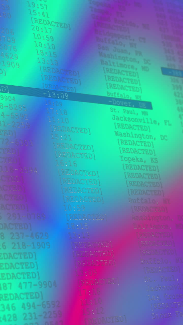 animación de la lista sobre un fondo multicolor cambiado