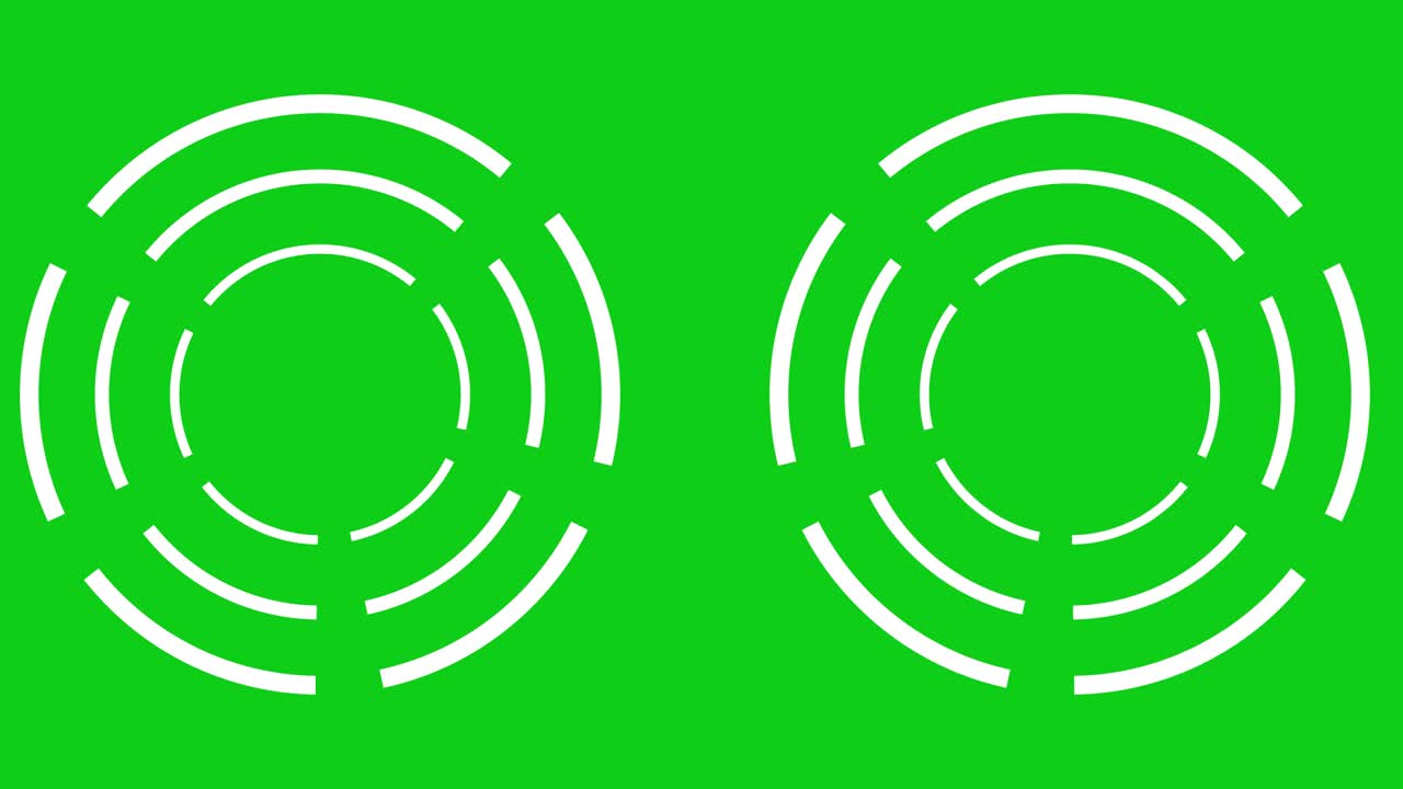 원 회전 스플릿 팝 애니메이션 모션 그래픽