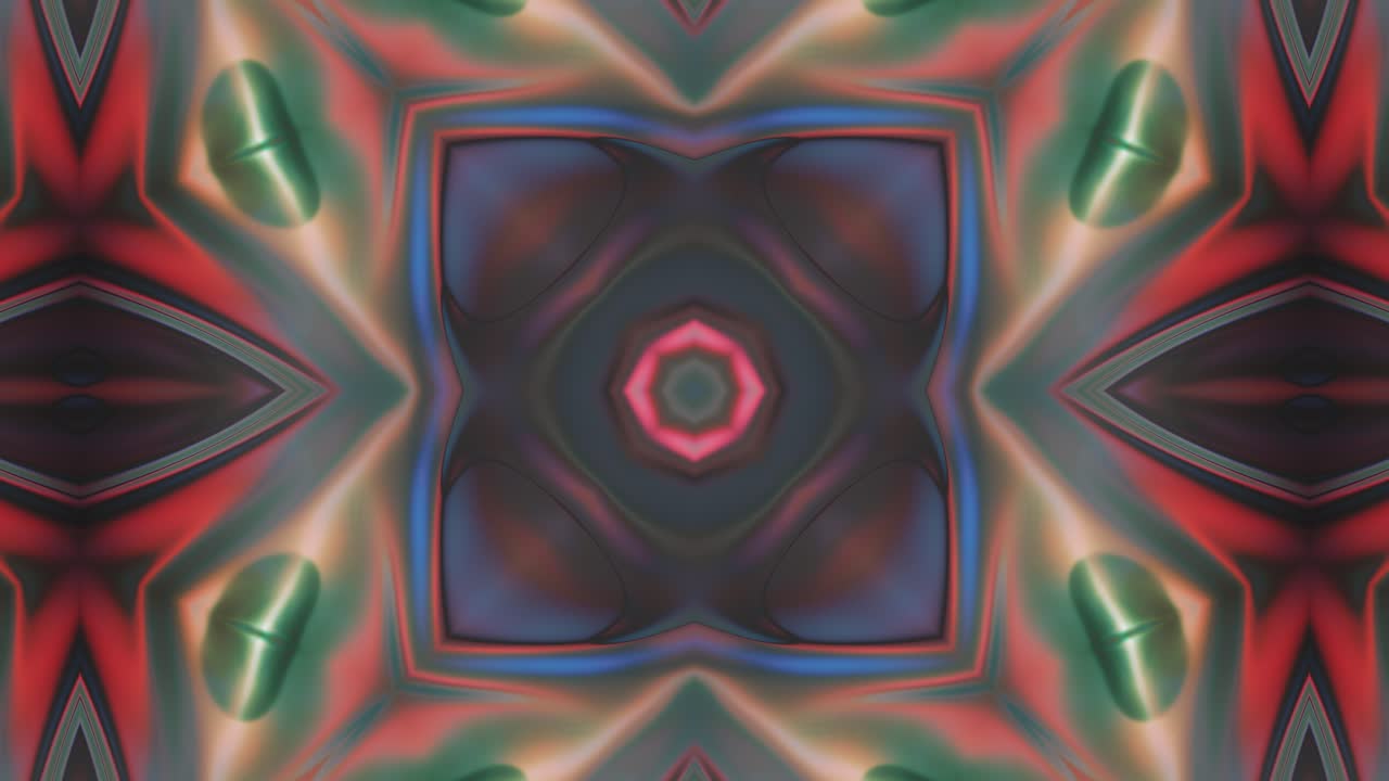 fondo de caleidoscopio de bucle sin costuras - animación