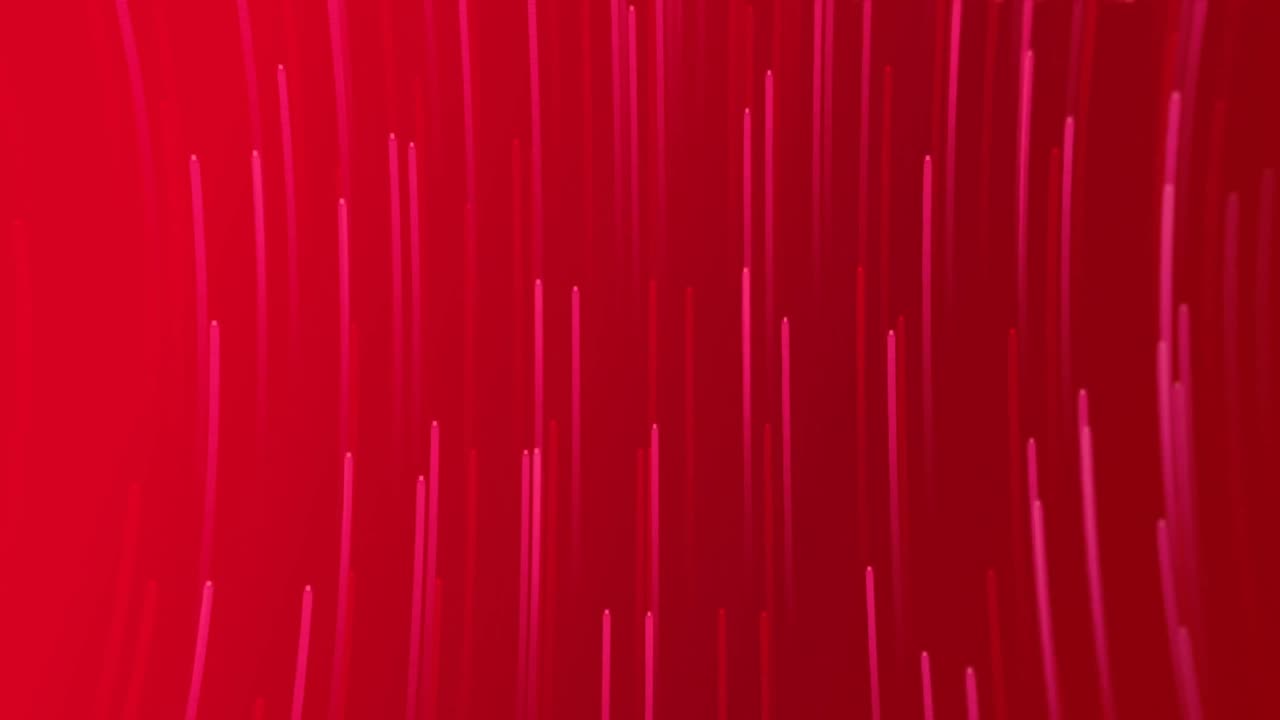 움직이는 빨간 빛의 흔적