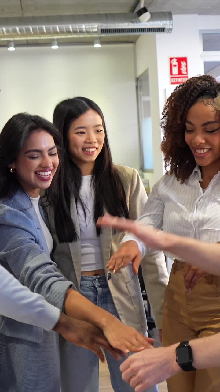 Successful Business Team Celebrating Together