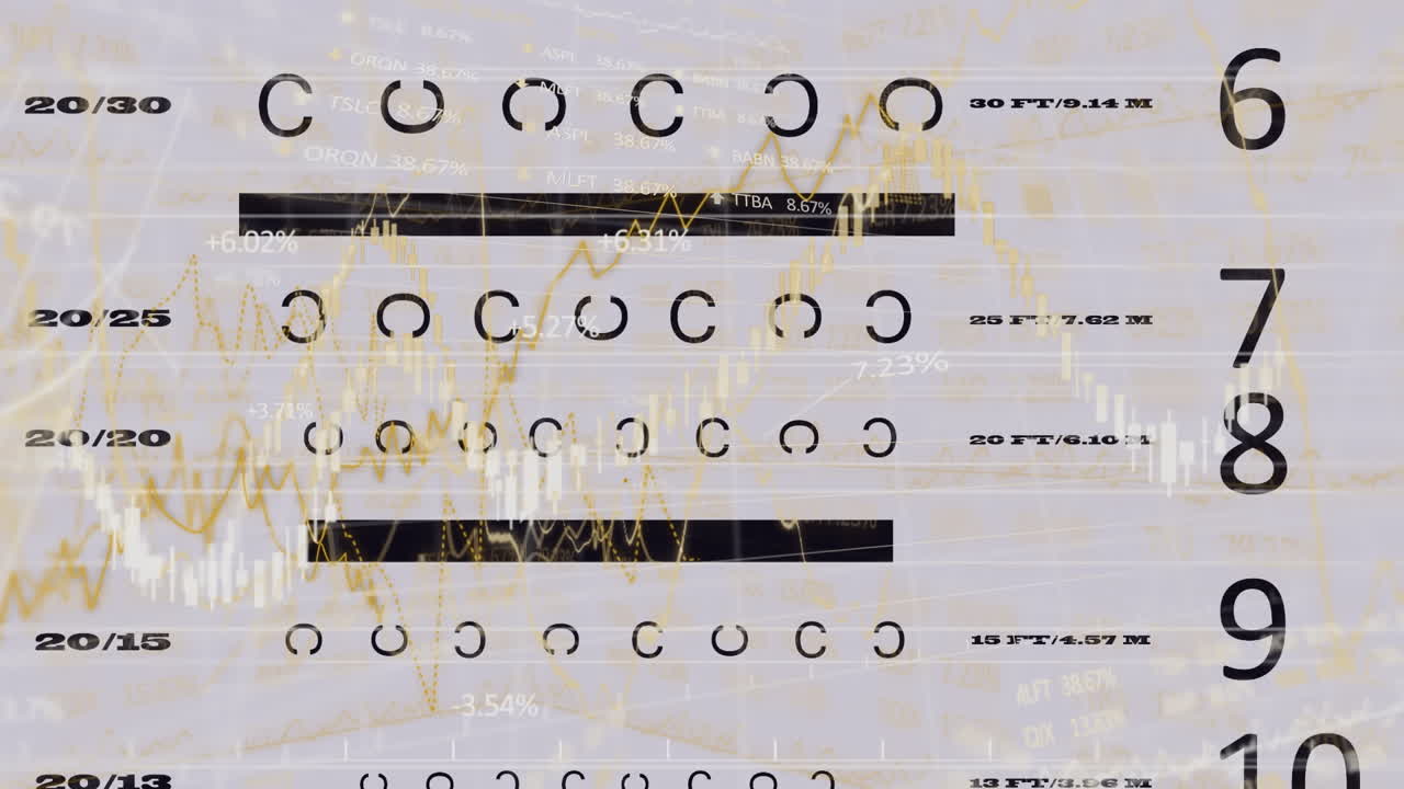animación del procesamiento de datos sobre formas