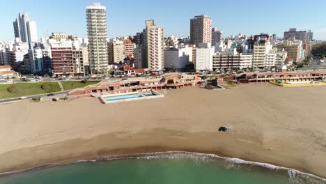 the largest beach in mar del plata city