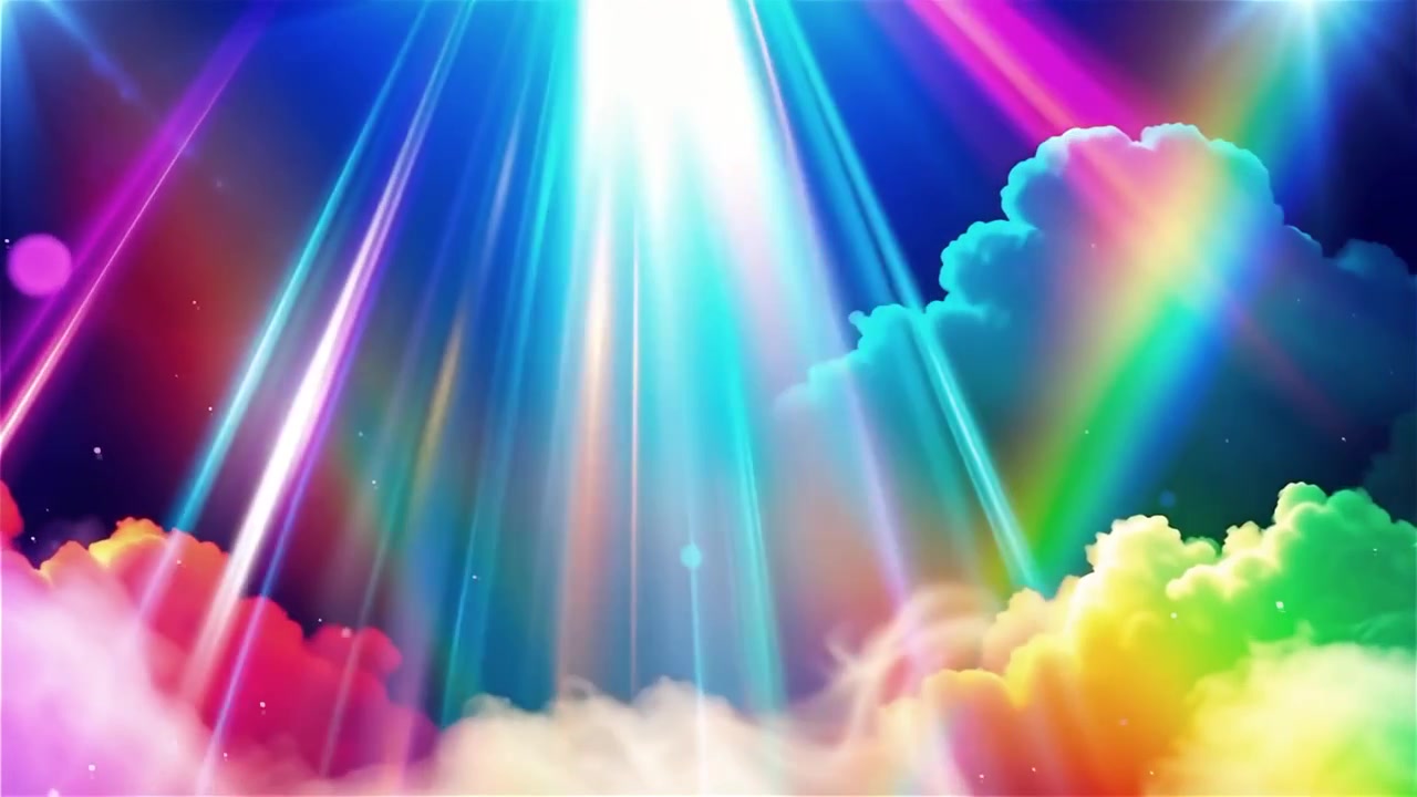 Sfondo di Adorazione Cristiana con Luce Celeste