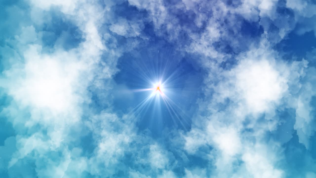 천상의 구름 풍경