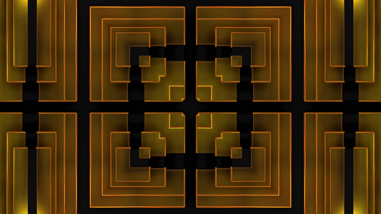 patrón de oro geométrico