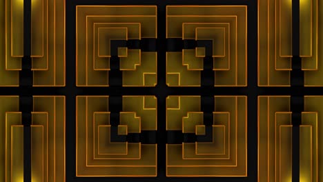 geometric gold pattern