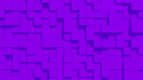 fondo digital geométrico abstracto con cubos de movimiento aleatorio. concepto minimalista moderno para transmisión o sceersaver. animación en bucle 3d.