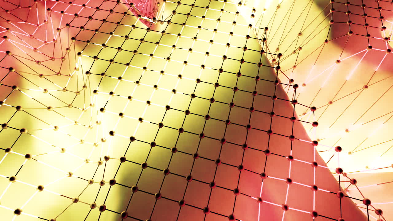 red de malla geométrica abstracta