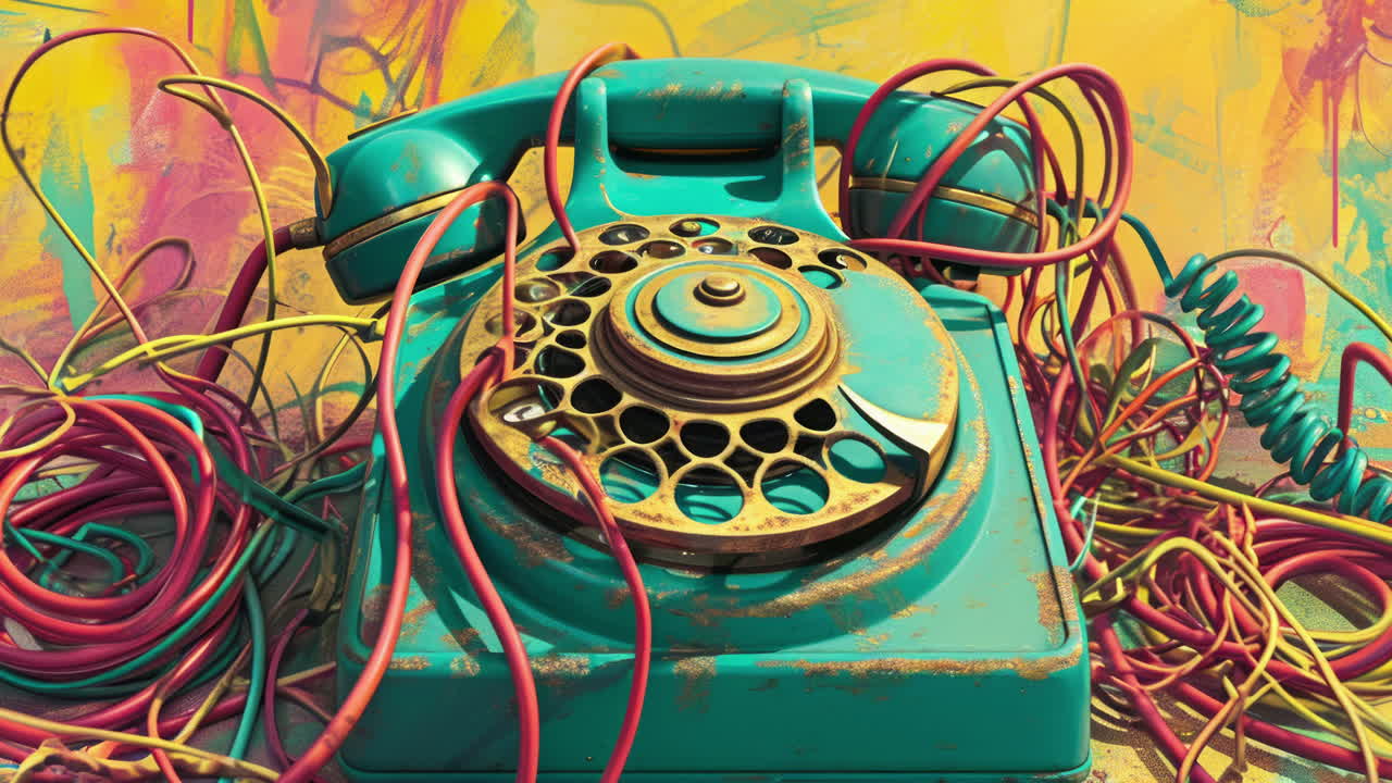 레트로 로터리 전화