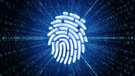 fingerprint security concept