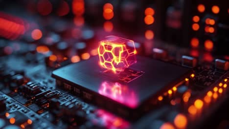 Close-up of a Circuit Board