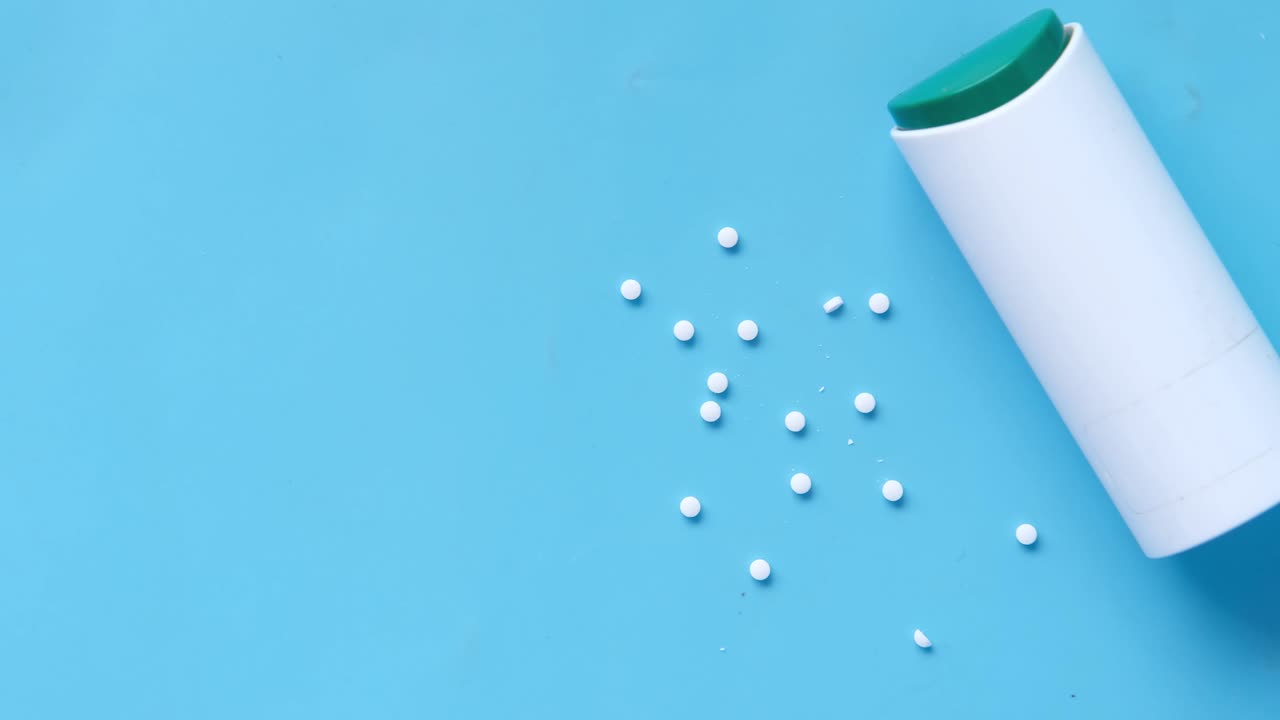 설탕 대용 태블릿 및 용기