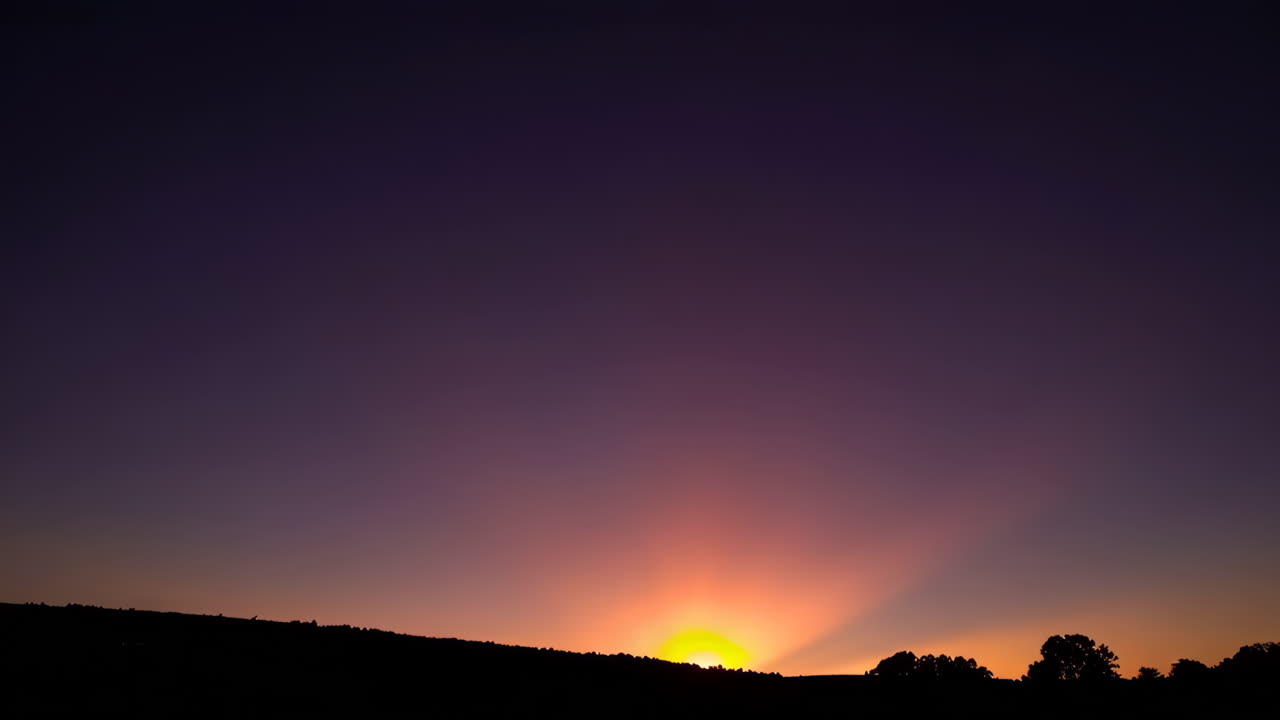 Sunset/Sunrise over Mountains