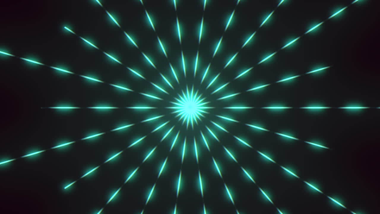 Green geometric lines pattern with neon color