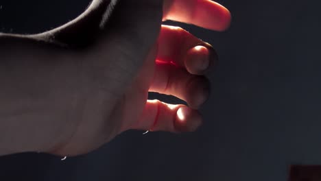 hand showing the effect of subsurface scattering