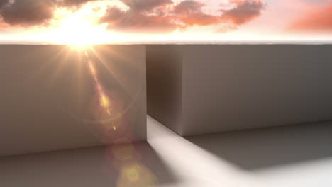 Entrance of a difficult maze