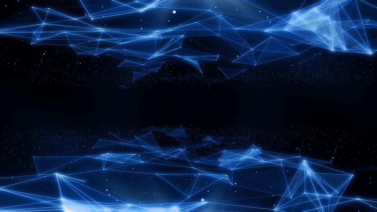 Plexus abstract network titles technology science background loop