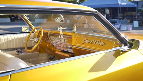 classic modified lowrider muscle car interior, american car, classic car, car interior