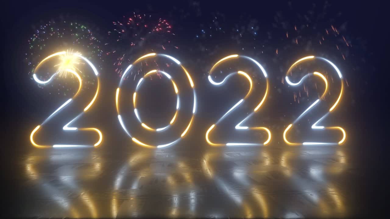 Fondo de feliz año nuevo 2022