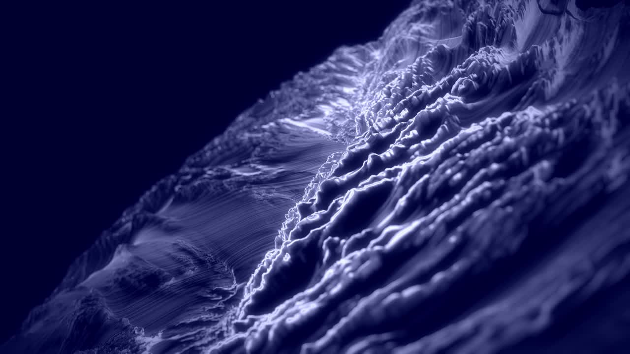 вращающаяся фрактальная абстрактная фоновая анимация. бесперебойный цикл.