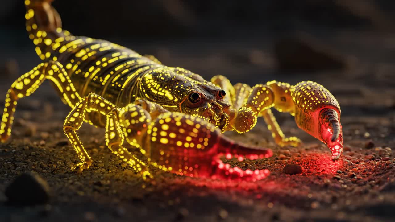Glowing Scorpion