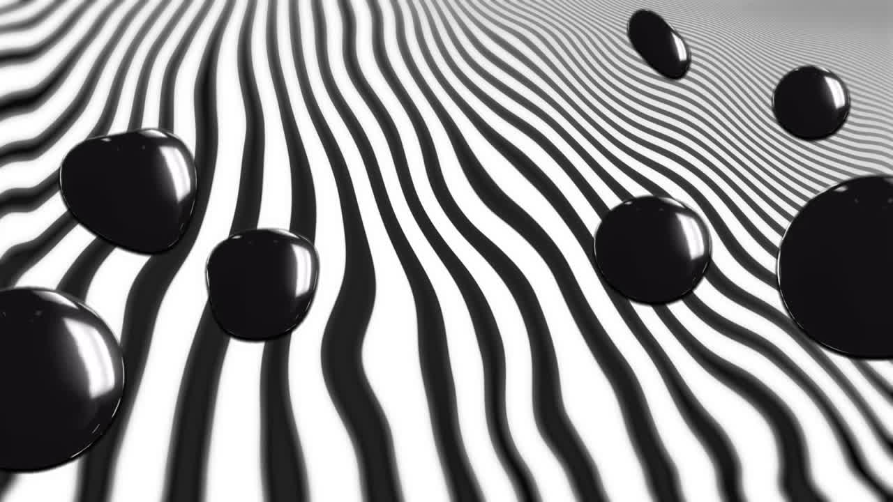 animación de puntos y líneas que se mueven sobre un fondo blanco.