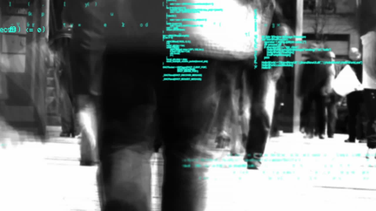 바쁜 거리의 시간 경과