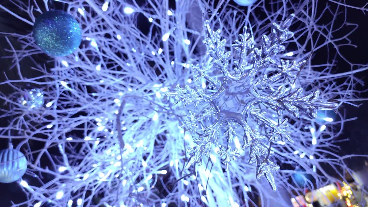 Blue Christmas Lights 2