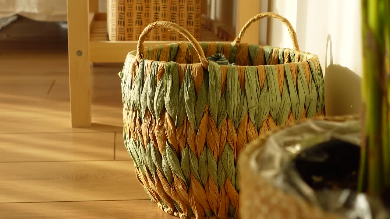 Woven Baskets in Natural Light