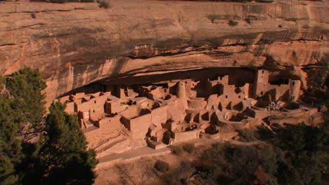 american indian dwellings at mesa verde national park in colorado