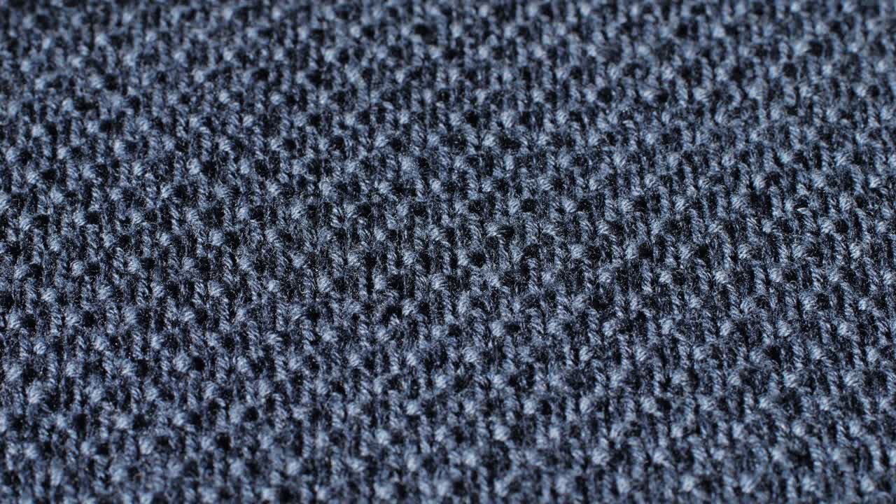 Close-up of Knitted Fabric Texture