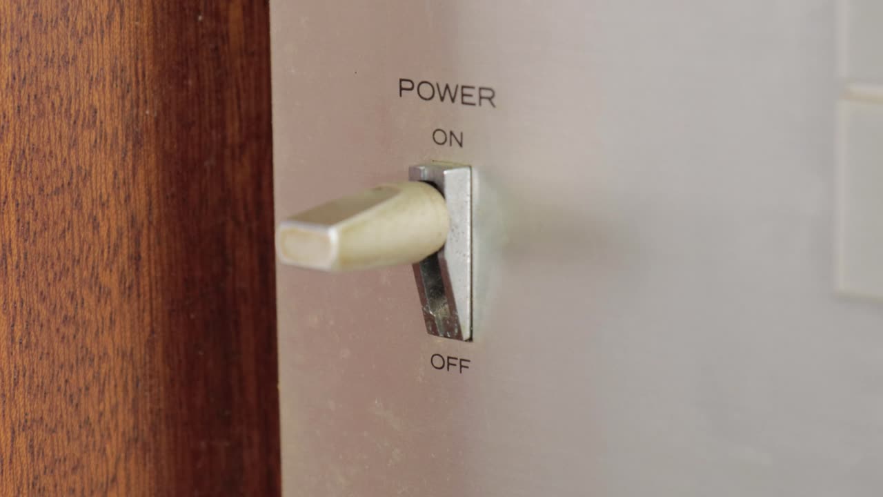 encender y apagar - primer plano