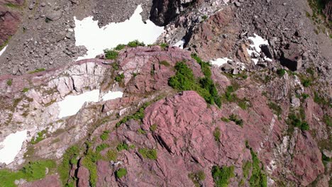 Flat-Summit-Block-Luftdrohnenrotation---Mackenzie-Range,-Vancouver-Island,-BC,-Kanada